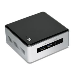 Intel NUC BLKNUC5I3MYHE PC/estación de trabajo barebone UCFF Negro, Plata BGA 1168 i3-5010U 2,1 GHz