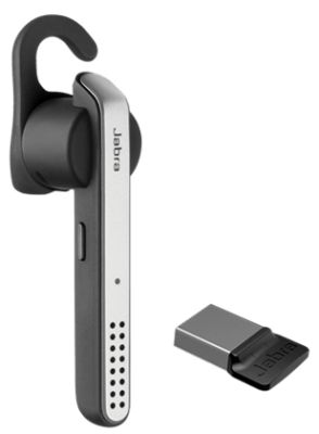 Jabra Stealth UC Auriculares Inalámbrico gancho de oreja, Dentro de oído Calls/Music MicroUSB Bluetooth Negro