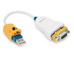 Zebra P1063406-049 cable de serie Amarillo, Azul, Blanco Type-A USB DB9