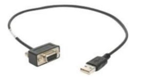 Zebra CBL-58926-05 cable de serie Negro USB tipo A DB-9