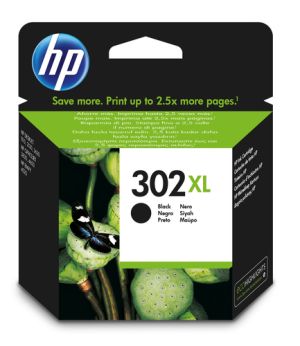 HP Cartucho de tinta original 302XL de alta capacidad negro