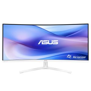 ASUS VU34WCIP-W pantalla para PC 86,4 cm (34") 3440 x 1440 Pixeles Wide Quad HD Blanco