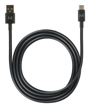 Mobilis 020013 cable USB 1 m USB A USB C Negro