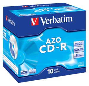 Verbatim CD-R AZO Crystal 700 MB 10 pieza(s)