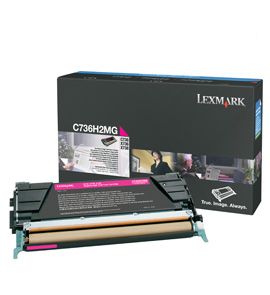 Lexmark C736H2MG cartucho de tóner 1 pieza(s) Original Magenta