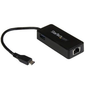 StarTech.com Adaptador de Red Gigabit USB-C con Puerto USB Extra