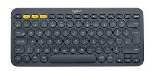 Logitech K380 Multi-Device teclado Bluetooth QWERTY Español Gris