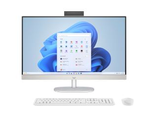 HP 27-cr1010ns Intel Core Ultra 5 125U 68,6 cm (27") 1920 x 1080 Pixeles PC todo en uno 16 GB DDR5-SDRAM 512 GB SSD Windows 11 Home Wi-Fi 6 (802.11ax) Blanco