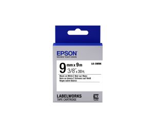 Epson Cinta estándar - LK-3WBN estándar negra/blanca 9/9