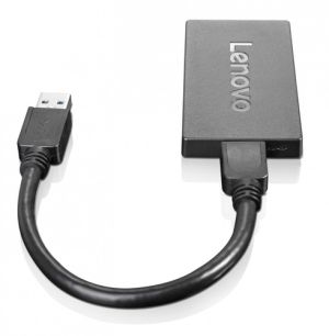 Lenovo 4X90J31021 Adaptador gráfico USB 3840 x 2160 Pixeles Negro