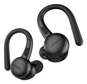 Belkin SoundForm ActiveFit Auriculares Inalámbrico y alámbrico gancho de oreja Llamadas/Música USB Tipo C Bluetooth Negro