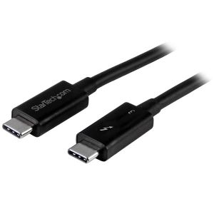 StarTech.com Cable de 0,5m Thunderbolt 3 USB-C (40Gbps) - Compatible con Thunderbolt y USB