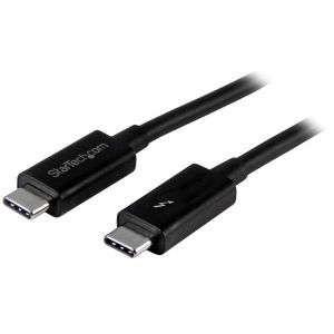 StarTech.com Cable de 1m Thunderbolt 3 USB-C (40Gbps) - Compatible con Thunderbolt, DisplayPort y USB