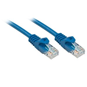 Lindy RJ-45/RJ-45 Cat6 5m cable de red Azul U/UTP (UTP)