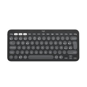 Logitech Pebble Keys 2 K380s teclado Universal RF Wireless + Bluetooth QWERTY Español Grafito