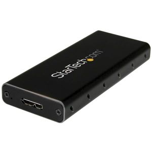 StarTech.com Caja USB 3.1 (10Gbps) para Unidades mSATA - Aluminio