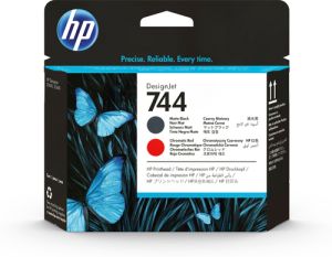 HP Cabezal de impresión DesignJet 744 negro mate/rojo cromático