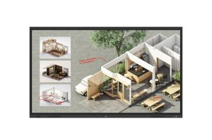 LG CreateBoard Standard pizarra blanca interactiva 2,18 m (86") 3840 x 2160 Pixeles Pantalla táctil Negro