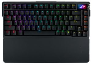 ASUS ROG Azoth Extreme teclado Juego USB + RF Wireless + Bluetooth QWERTY Inglés Negro