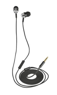 Trust Crystal Auriculares Alámbrico Dentro de oído Llamadas/Música Negro