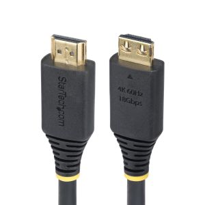 StarTech.com Cable HDMI de Alta Velocidad de 3m - Conectores de Agarre - 4K60Hz/1440p 144Hz - HDR10/HDCP 2.2/ARC - UHD - 18Gbps - Cable HDMI para Monitor o Proyector - Recubrimiento de TPE