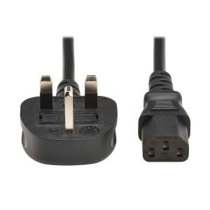 Eaton P056-02M-UK cable de transmisión Negro 2 m BS 1363 IEC C13