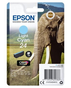 Epson Elephant Cartucho 24 cian claro (etiqueta RF)