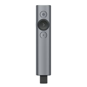 Logitech Spotlight apuntador inalámbricos Bluetooth/RF Gris