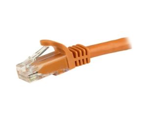 StarTech.com Cable de Red Ethernet Cat6 Snagless de 3m Naranja - Cable Patch RJ45 UTP