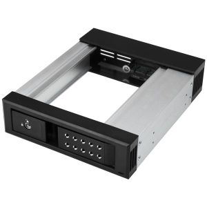 StarTech.com Bahía para Discos Duros de 5,25" a 3,5" con Intercambio en Caliente - HotSwap para Unidades SATA SAS 3,5" Backplane SAS SATA