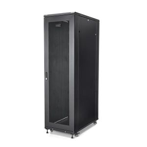 StarTech.com Armario Rack para Servidores 42U 19" 4 Columnas - Rack de Servidores con Ruedas para Equipo de Red - Armario Rack Industrial de Red de Tamaño Completo