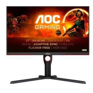 AOC G3 Q27G3XMN/BK pantalla para PC 68,6 cm (27") 2560 x 1440 Pixeles 2K Ultra HD LED Negro
