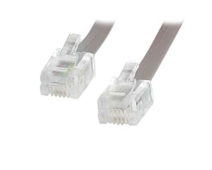 StarTech.com 25 ft. RJ11 Telephone/Modem Cable 7,62 m Gris
