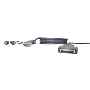 Belkin VGA & PS/2 KVM 3m cable para video, teclado y ratón (kvm) Negro