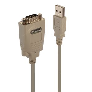 Lindy 42844 cable de serie Blanco 1 m