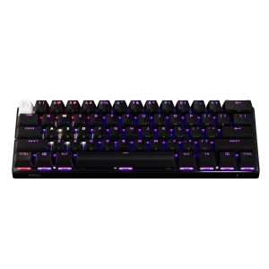 Logitech G PRO X 60 LIGHTSPEED, teclado inalámbrico para gaming, 60% mecánico ultra compacto para PC con Windows, RGB LIGHTSYNC, teclas de PBT de doble moldeado, interruptores ópticos GX táctiles, US Layout