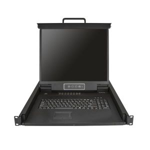 StarTech.com Consola para Armario Rack con KVM de 16 Puertos VGA y Pantalla de 19 Pulgadas - 1U