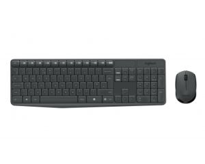 Logitech MK235 teclado RF inalámbrico QWERTY Español Gris