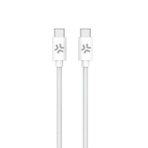 Celly USBCUSBCCOTTWH cable USB 1,5 m USB C Blanco