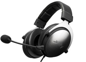 CHERRY XTRFY XG-H1 auricular y casco Auriculares Alámbrico Diadema Juego Negro, Plata