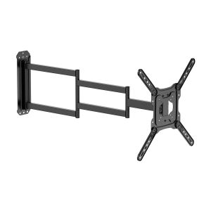 AISENS Soporte Eco Giratorio, Inclinable y Nivelable para Monitor/TV 35kg de 23"-65", Negro