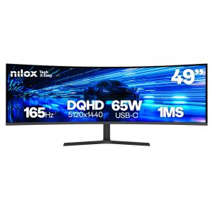 Nilox pantalla para PC 124,5 cm (49") 5120 x 1440 Pixeles Dual QHD LCD