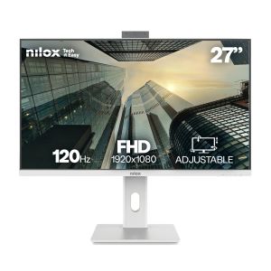 Nilox NXM27RWEB02W pantalla para PC 68,6 cm (27") 1920 x 1080 Pixeles Full HD LED Blanco