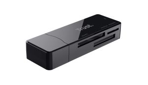Trust NANGA lector de tarjeta USB 3.2 Gen 1 (3.1 Gen 1) Type-A Negro
