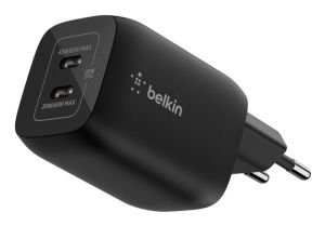 Belkin ENA007KQBK cargador de dispositivo móvil Auriculares, Portátil, Consola de juegos portátil, Smartphone, Tableta Negro Corriente alterna Carga rápida Interior