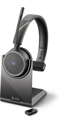 POLY Voyager 4210 Auriculares Inalámbrico Diadema Oficina/Centro de llamadas Bluetooth Negro