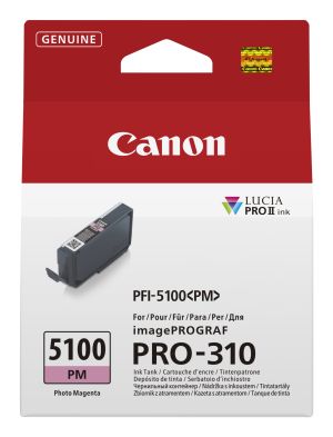 Canon PFI-5100 PM cartucho de tinta 1 pieza(s) Original Foto magenta