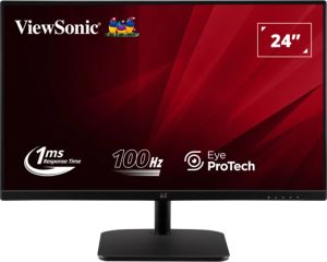 Viewsonic Value Series VA2432-MHD-3 pantalla para PC 61 cm (24") 1920 x 1080 Pixeles Full HD LED Negro