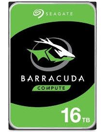 Seagate Barracuda 16TB disco duro interno 7200 RPM 512 MB 3.5" SATA