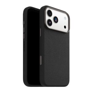 OtterBox Symmetry Cactus Leather Series para Apple iPhone 17 Pro Max, Noir Ash